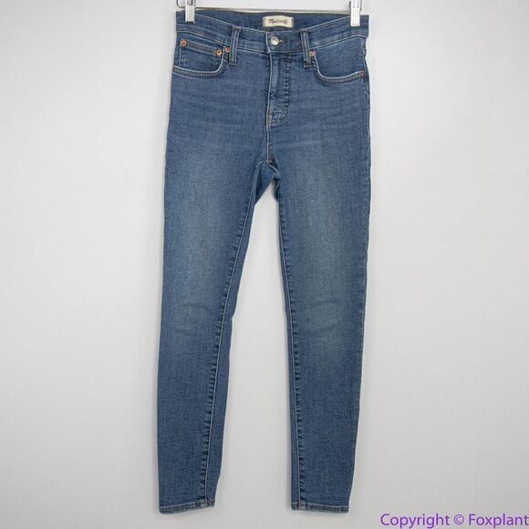 Madewell 9" Mid-Rise Skinny Jeans in Heathfield Wash, 25 - Picture 3 of 16